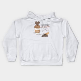 Coffee Give Me Power Kids Hoodie